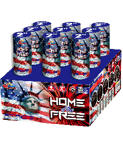 HOME OF THE FREE | 500 Gram 3 Inch 9 Shot Multi Shot Aerial by Suns Fireworks